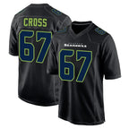 Johmsee S.Seahawks #67 Charles Cross Player Black Limited Fashion Home Game Stitched Jerseys