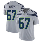 Johmsee S.Seahawks #67 Charles Cross Player Gray Limited Vapor Untouchable Home Game Stitched Jerseys