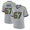 Johmsee S.Seahawks #67 Charles Cross Player Grey 2025 Rivalries Collection Home Game Stitched Jerseys