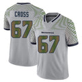 Johmsee S.Seahawks #67 Charles Cross Player Grey Limited 2025 Rivalries Collection Home Game Stitched Jerseys