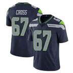 Johmsee S.Seahawks #67 Charles Cross Player Navy Limited Vapor Untouchable Home Game Stitched Jerseys