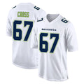 Johmsee S.Seahawks #67 Charles Cross Player White Tundra Fashion Home Game Stitched Jerseys