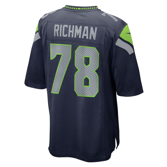 S.Seahawks #78 Mason Richman College Navy Team Game Stitched American Football Jerseys