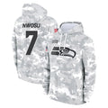 Johmsee S.Seahawks #7 Uchenna Nwosu Player Arctic Camo Limited Salute to Service Pullover Hoodies Game Stitched Jerseys