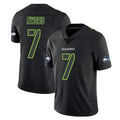 Johmsee S.Seahawks #7 Uchenna Nwosu Player Black Impact Limited Home Game Stitched Jerseys