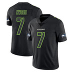 Johmsee S.Seahawks #7 Uchenna Nwosu Player Black Impact Limited Home Game Stitched Jerseys