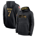 Johmsee S.Seahawks #7 Uchenna Nwosu Player Black Salute to Service Hoodies Limited Game Stitched Jerseys