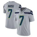Johmsee S.Seahawks #7 Uchenna Nwosu Player Gray Limited Vapor Untouchable Home Game Stitched Jerseys
