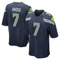 Johmsee S.Seahawks #7 Uchenna Nwosu Player Navy Home Game Stitched Jerseys