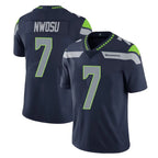 Johmsee S.Seahawks #7 Uchenna Nwosu Player Navy Limited Vapor Untouchable Home Game Stitched Jerseys