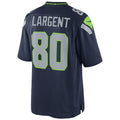 Johmsee S.Seahawks #80 Steve Largent Player Navy Home Game Stitched Jerseys