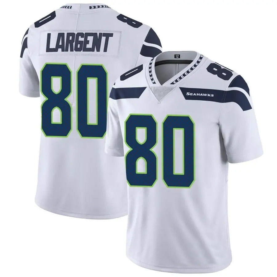 Johmsee S.Seahawks #80 Steve Largent Player White Vapor Limited Stitched Jerseys