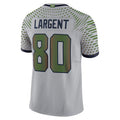 Johmsee S.Seahawks #80 Steve Largent Player Wolf Gray Rivalries Collection Limited Stitched Jerseys