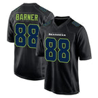 Johmsee S.Seahawks #88 AJ Barner Player Black Limited Fashion Home Game Stitched Jerseys