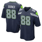 Johmsee S.Seahawks #88 AJ Barner Player Navy Home Game Stitched Jerseys
