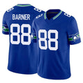Johmsee S.Seahawks #88 AJ Barner Player Royal Limited Throwback Vapor F.U.S.E. Home Game Stitched Jerseys