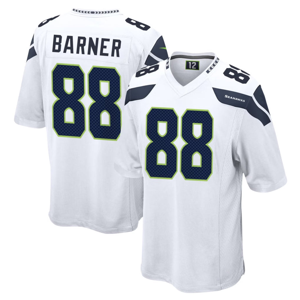 Johmsee S.Seahawks #88 AJ Barner Player White Home Game Stitched Jerseys
