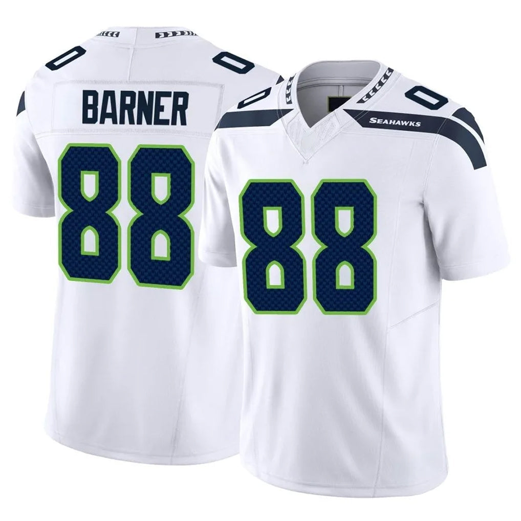 Johmsee S.Seahawks #88 AJ Barner Player White Limited Vapor F.U.S.E. Home Game Stitched Jerseys
