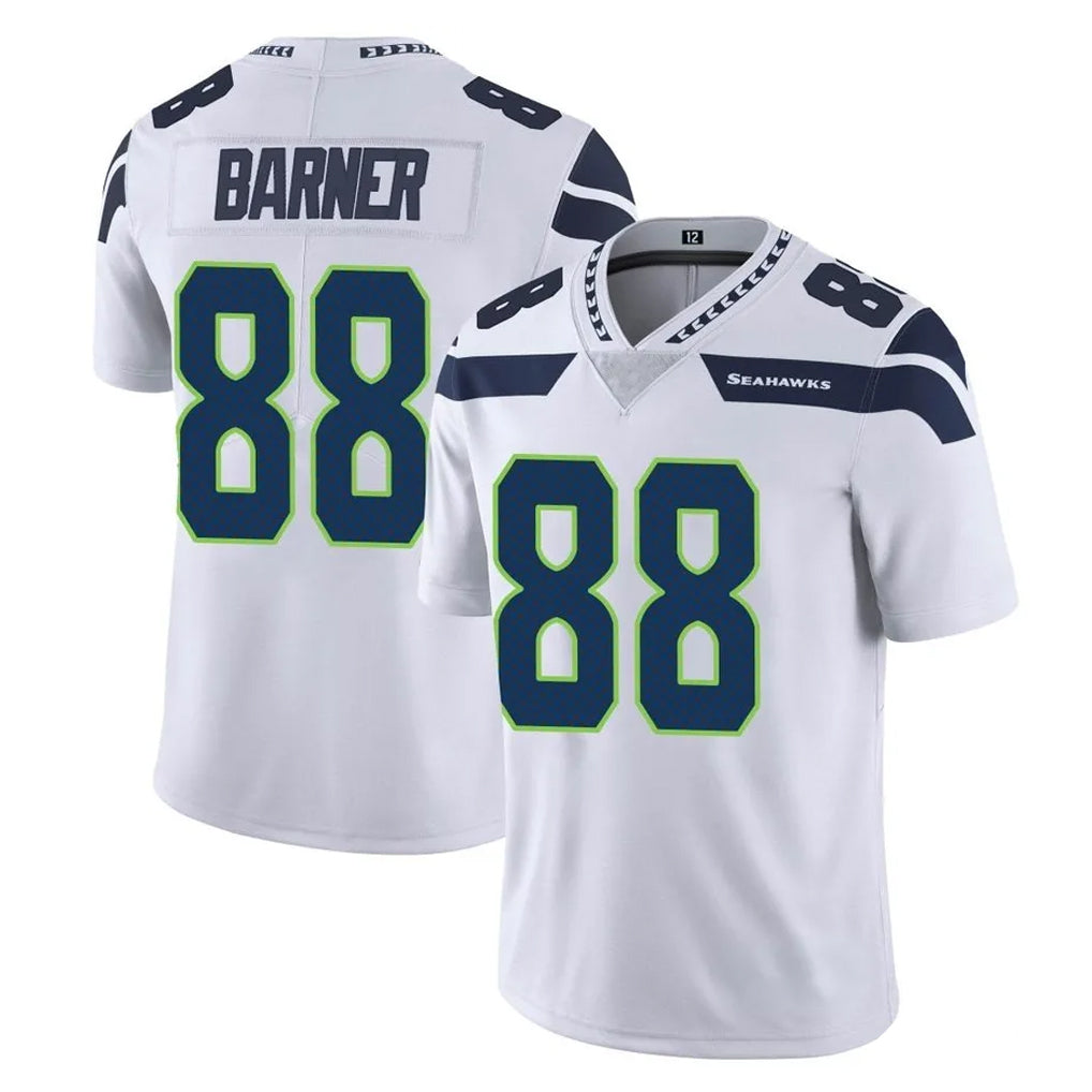 Johmsee S.Seahawks #88 AJ Barner Player White Limited Vapor Untouchable Home Game Stitched Jerseys