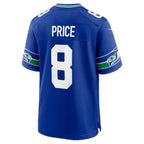 Johmsee S.Seahawks #8 Jadarian Price Royal Alternate Game Stitched Jerseys