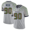 Johmsee S.Seahawks #90 Jarran Reed Player Grey Limited 2025 Rivalries Collection Home Game Stitched Jerseys