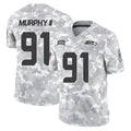 Johmsee S.Seahawks #91 Byron Murphy II Player Arctic Camo Limited Salute To Service Home Game Stitched Jerseys