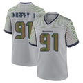 Johmsee S.Seahawks #91 Byron Murphy II Player Grey 2025 Rivalries Collection Home Game Stitched Jerseys