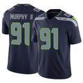 Johmsee S.Seahawks #91 Byron Murphy II Player Navy Limited Vapor F.U.S.E. Home Game Stitched Jerseys