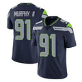 Johmsee S.Seahawks #91 Byron Murphy II Player Navy Limited Vapor Untouchable Home Game Stitched Jerseys