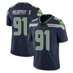 Johmsee S.Seahawks #91 Byron Murphy II Player Navy Limited Vapor Untouchable Home Game Stitched Jerseys