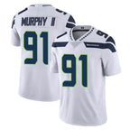 Johmsee S.Seahawks #91 Byron Murphy II Player White Limited Vapor Untouchable Home Game Stitched Jerseys