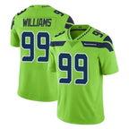 Johmsee S.Seahawks #99 Leonard Williams Player Green Limited Color Rush Home Game Stitched Jerseys