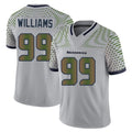 Johmsee S.Seahawks #99 Leonard Williams Player Grey Limited 2025 Rivalries Collection Home Game Stitched Jerseys