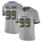 Johmsee S.Seahawks #99 Leonard Williams Player Grey Limited 2025 Rivalries Collection Home Game Stitched Jerseys