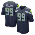 Johmsee S.Seahawks #99 Leonard Williams Player Navy Home Game Stitched Jerseys