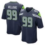 Johmsee S.Seahawks #99 Leonard Williams Player Navy Home Game Stitched Jerseys