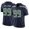 Johmsee S.Seahawks #99 Leonard Williams Player Navy Limited Vapor F.U.S.E. Home Game Stitched Jerseys