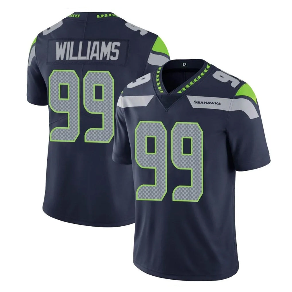 Johmsee S.Seahawks #99 Leonard Williams Player Navy Limited Vapor Untouchable Home Game Stitched Jerseys