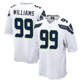 Johmsee S.Seahawks #99 Leonard Williams Player White Home Game Stitched Jerseys