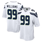 Johmsee S.Seahawks #99 Leonard Williams Player White Home Game Stitched Jerseys