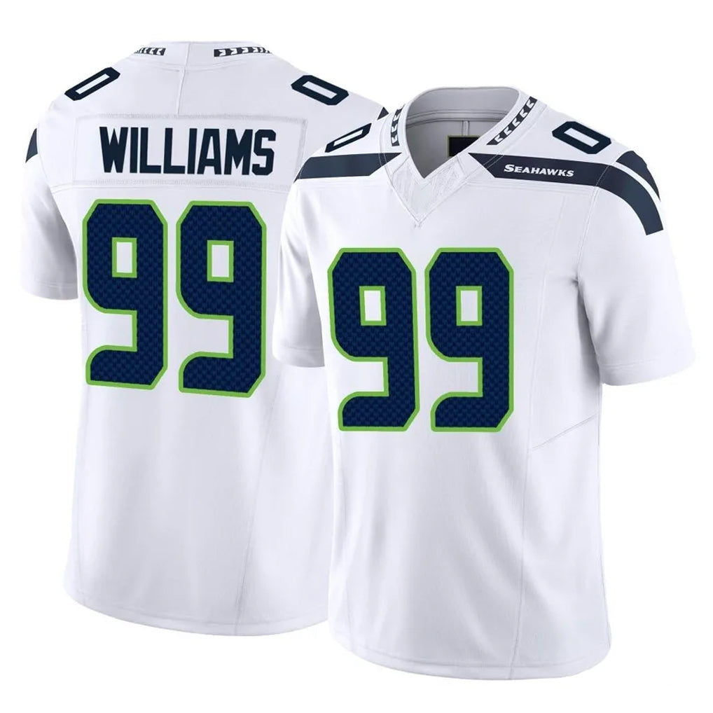 Johmsee S.Seahawks #99 Leonard Williams Player White Limited Vapor F.U.S.E. Home Game Stitched Jerseys