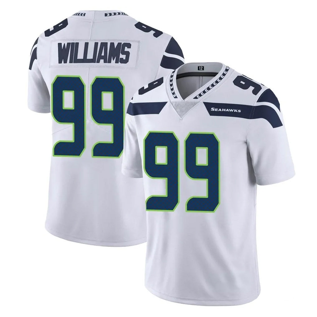 Johmsee S.Seahawks #99 Leonard Williams Player White Limited Vapor Untouchable Home Game Stitched Jerseys