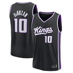 Johmsee S.kings #10 DeMar DeRozan Fanatics Black Fast Break Replica Player Jerseys - Icon Edition