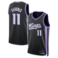 Johmsee S.kings #11 Domantas Sabonis Black Swingman Player Jerseys - Icon Edition