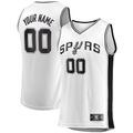 Johmsee SA.Spurs Fanatics White Fast Break Custom Replica Jerseys - Association Edition