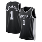 Johmsee SA.Spurs #1 Victor Wembanyama Fanatics Black Fast Break Replica Player Jerseys - Icon Edition