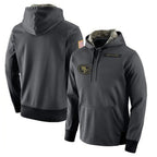 Johmsee SF.49ers Anthracite Pullover Hoodies Home Game Blank Player Stitched Jerseys