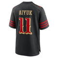 Johmsee SF.49ers #11 Brandon Aiyuk 2025 Rivalries Collection Game Stitched Jerseys