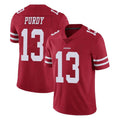 Johmsee SF.49ers #13 Brock Purdy Player Red Limited Vapor Untouchable Home Game Stitched Jerseys