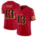 Johmsee SF.49ers #13 Brock Purdy Player Red Rivalries Vapor Limited Home Game Stitched Jerseys